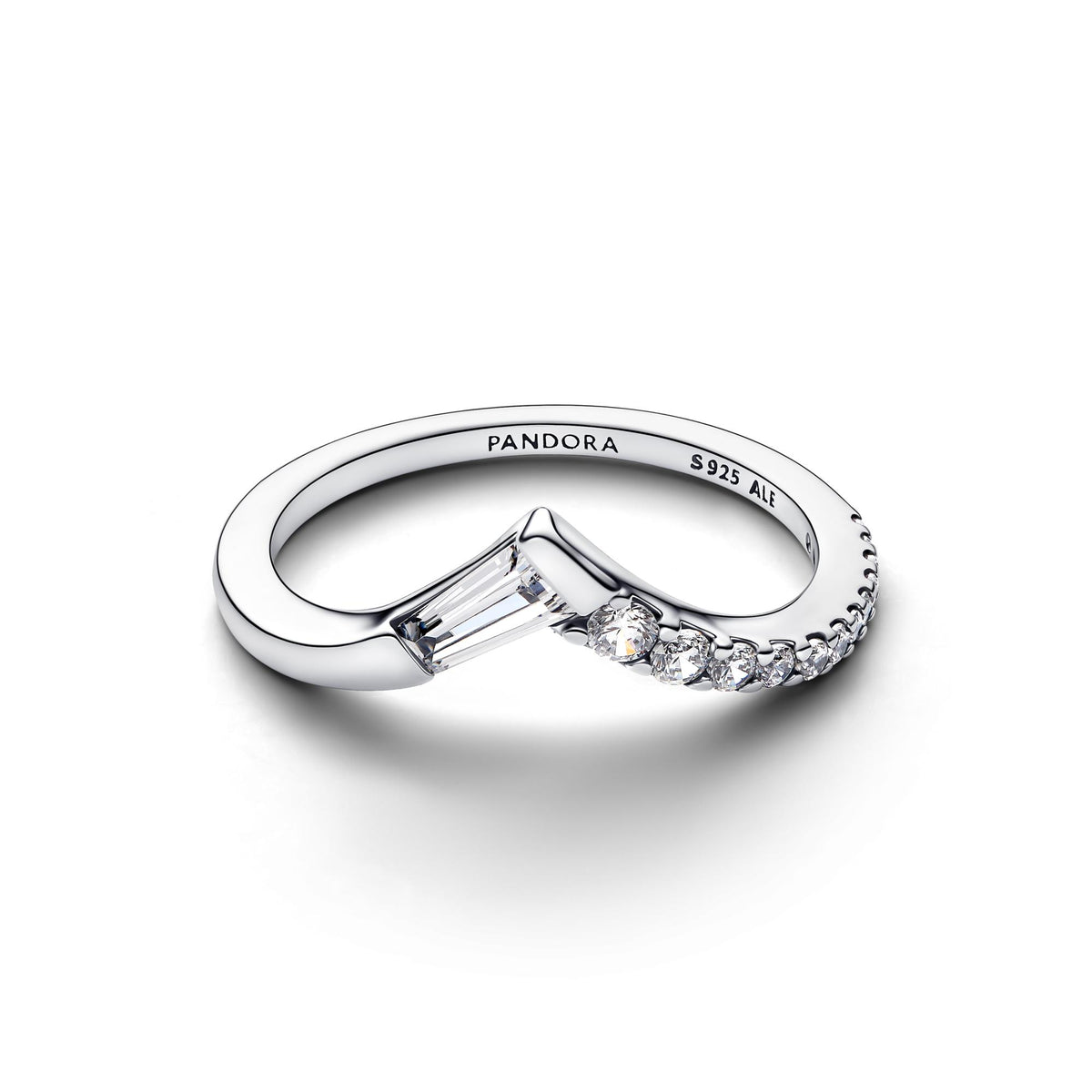 Pandora Timeless Bague Anneau Pavé Diadème Baguettes 195085C01