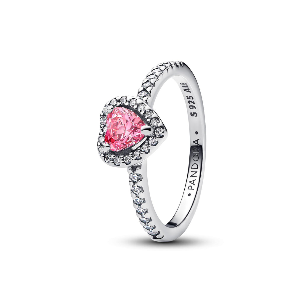 Pandora Timeless Bague Cœur Rose Surélevé 198421C03