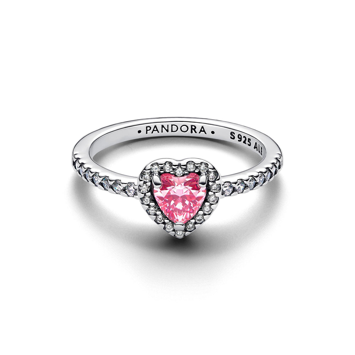 Pandora Timeless Bague Cœur Rose Surélevé 198421C03