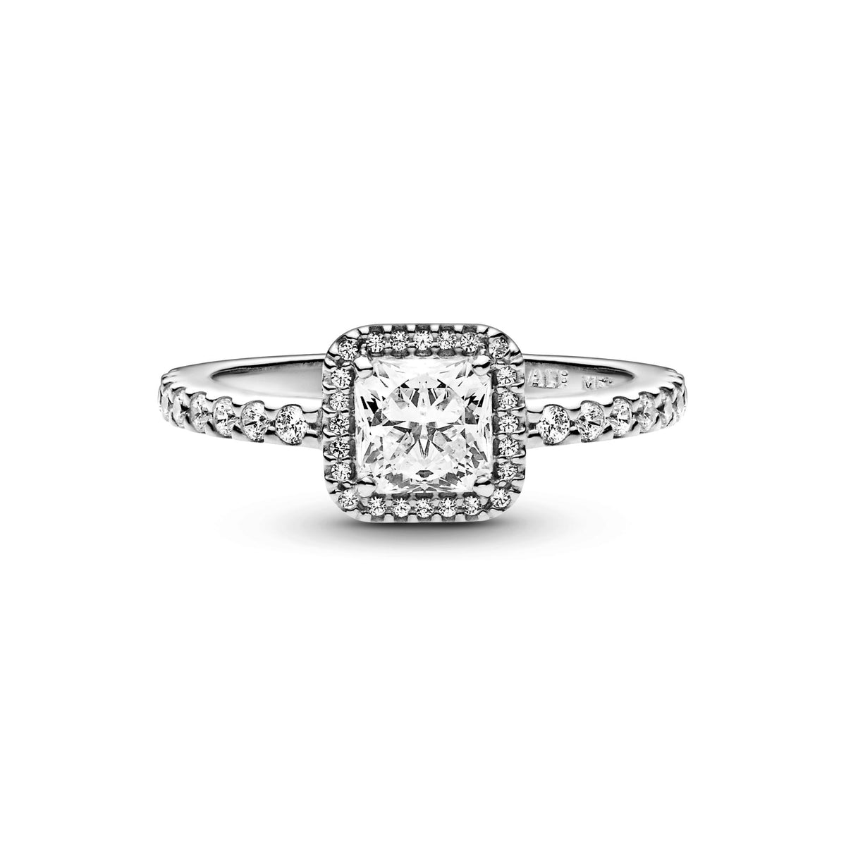 Pandora Timeless Bague Halo Carré Scintillant 198863C01