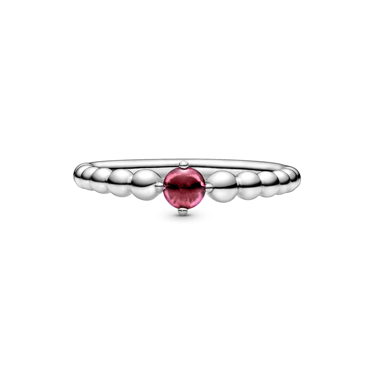 Pandora Moments Bague Perlée Rouge Flamboyant 198867C02-48