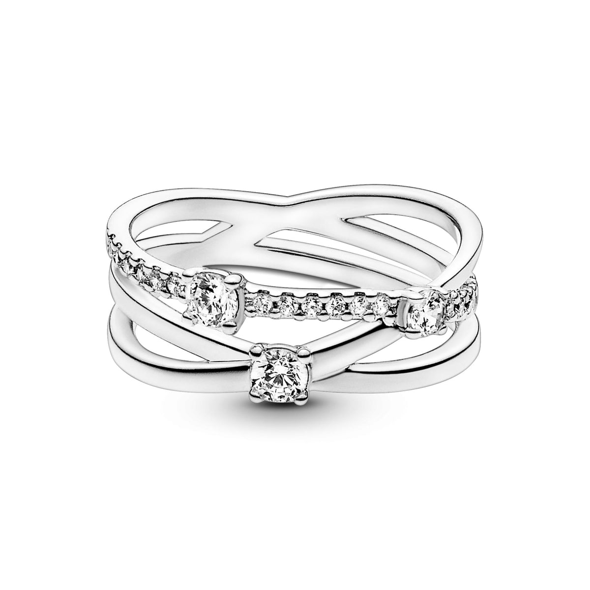 Pandora Timeless Anneau Triple Scintillant 199400C01