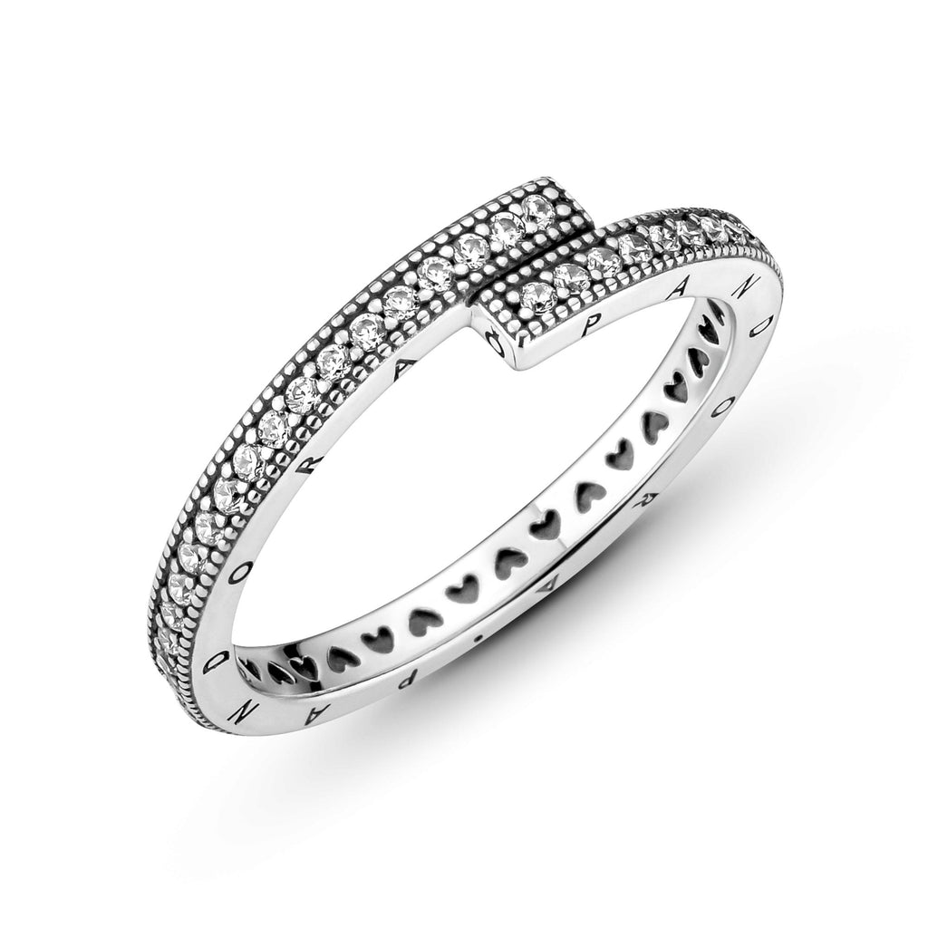 Pandora Signature Bague Chevauchante Scintillante 199491C01