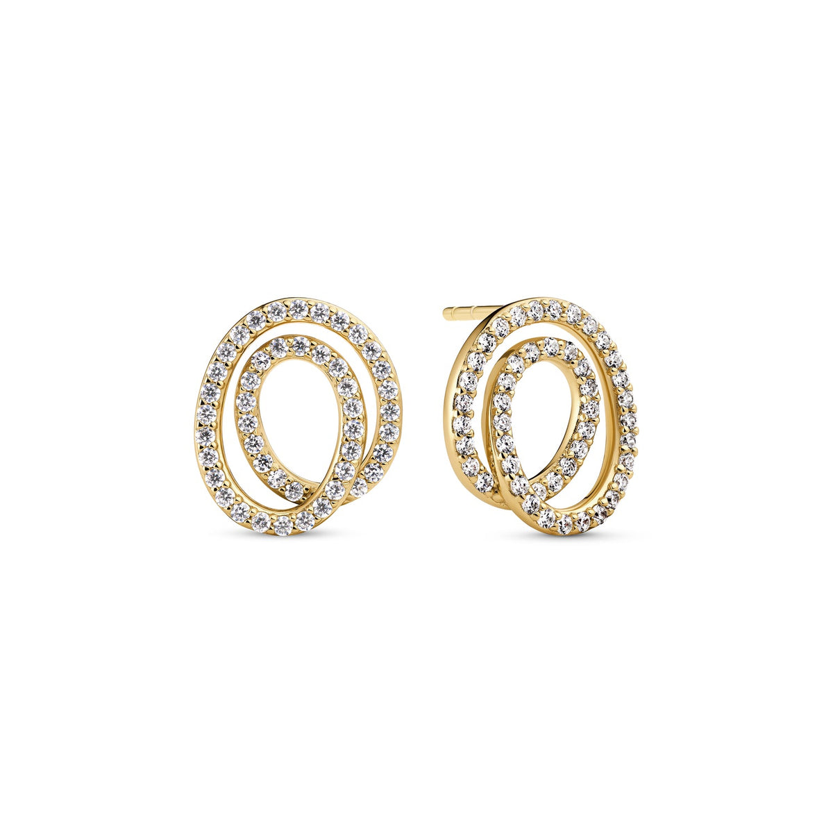 Sif Jakobs Boucles d'oreilles Spirale SJ-E2577-CZ-YG