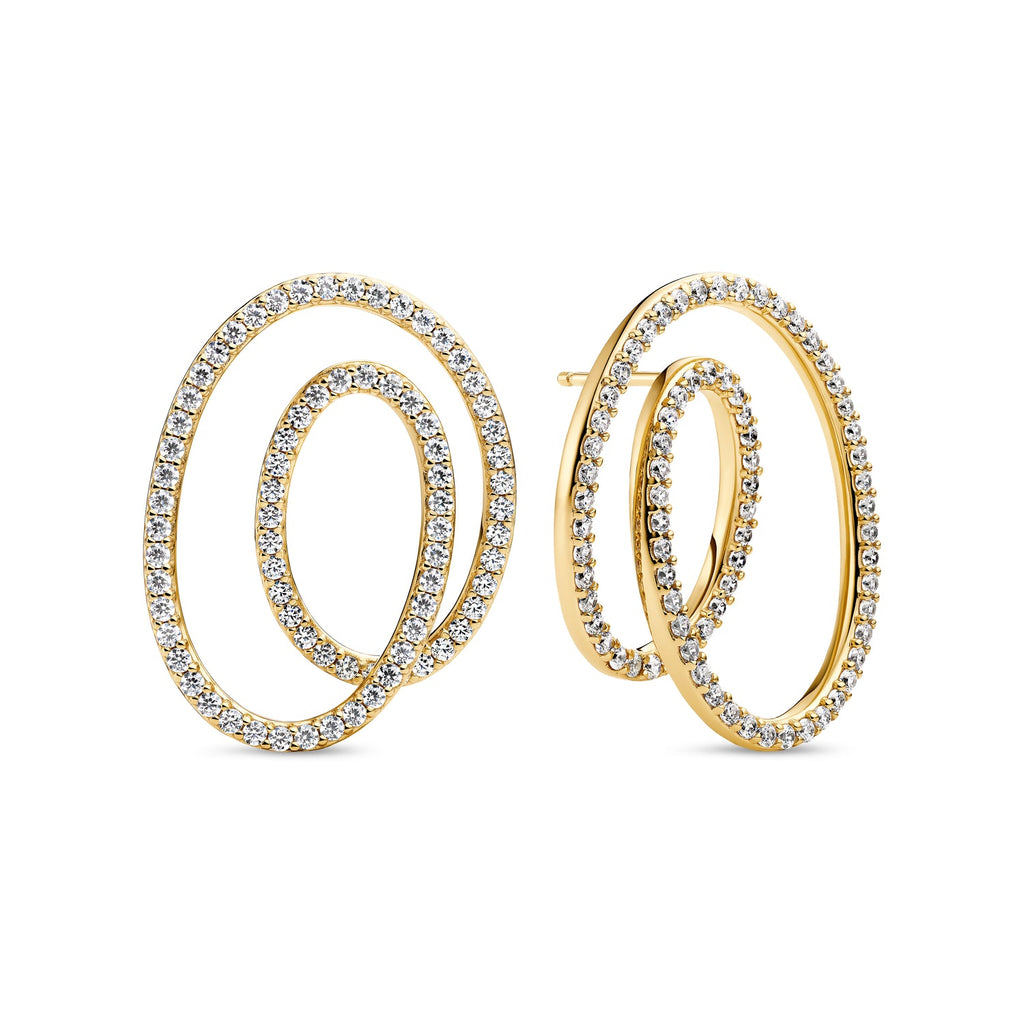 Sif Jakobs Boucles d'oreilles Spirale SJ-E2599-CZ-YG