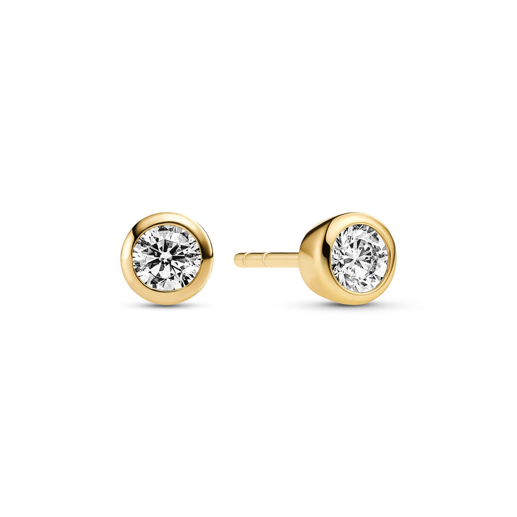 Sif Jakobs Boucles d'oreilles Sardinien & Sasso SJ-E2630-CZ-YG