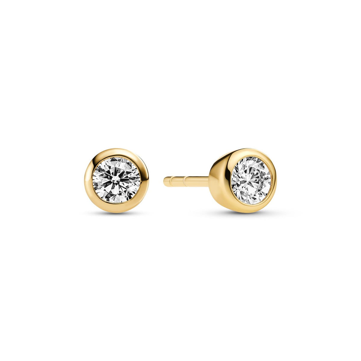 Sif Jakobs Boucles d'oreilles Sardinien & Sasso SJ-E2630-CZ-YG