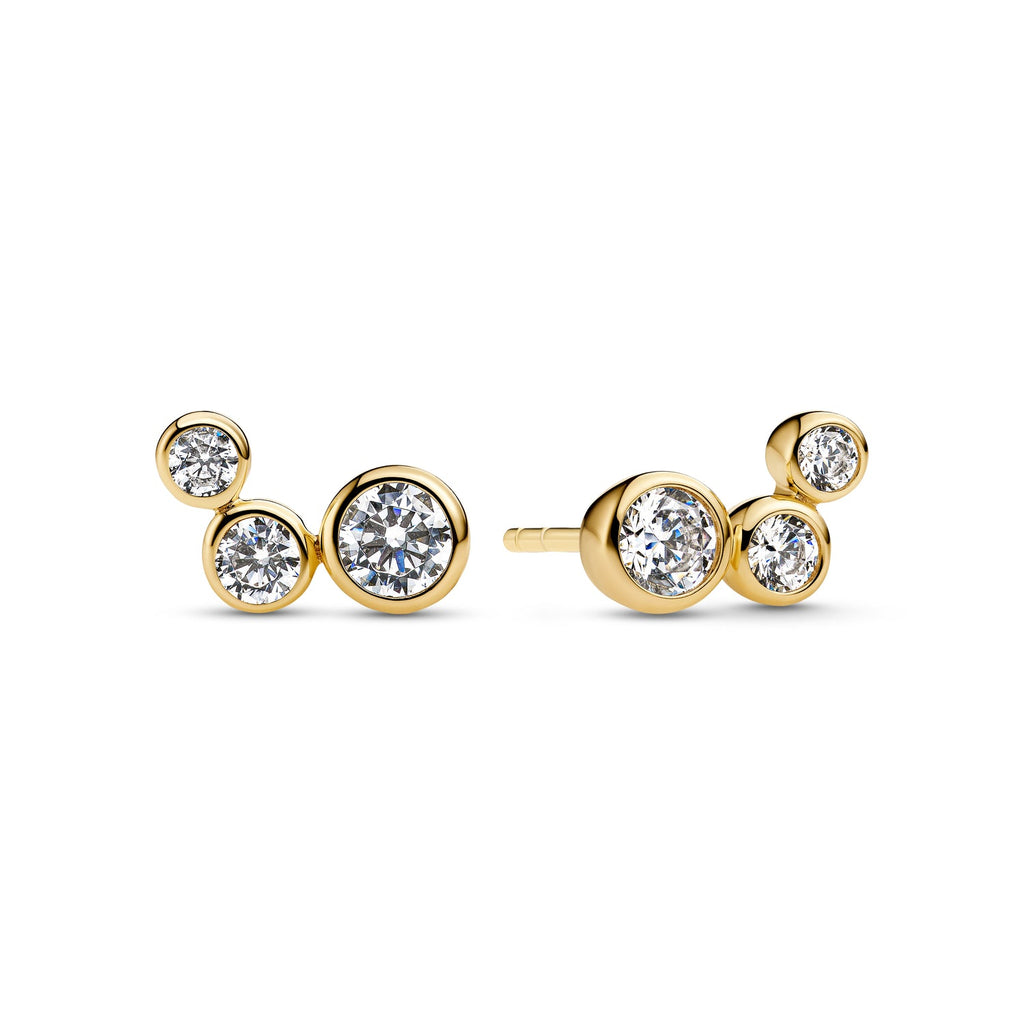 Sif Jakobs Boucles d'oreilles Sardinien & Sasso SJ-E2631-CZ-YG
