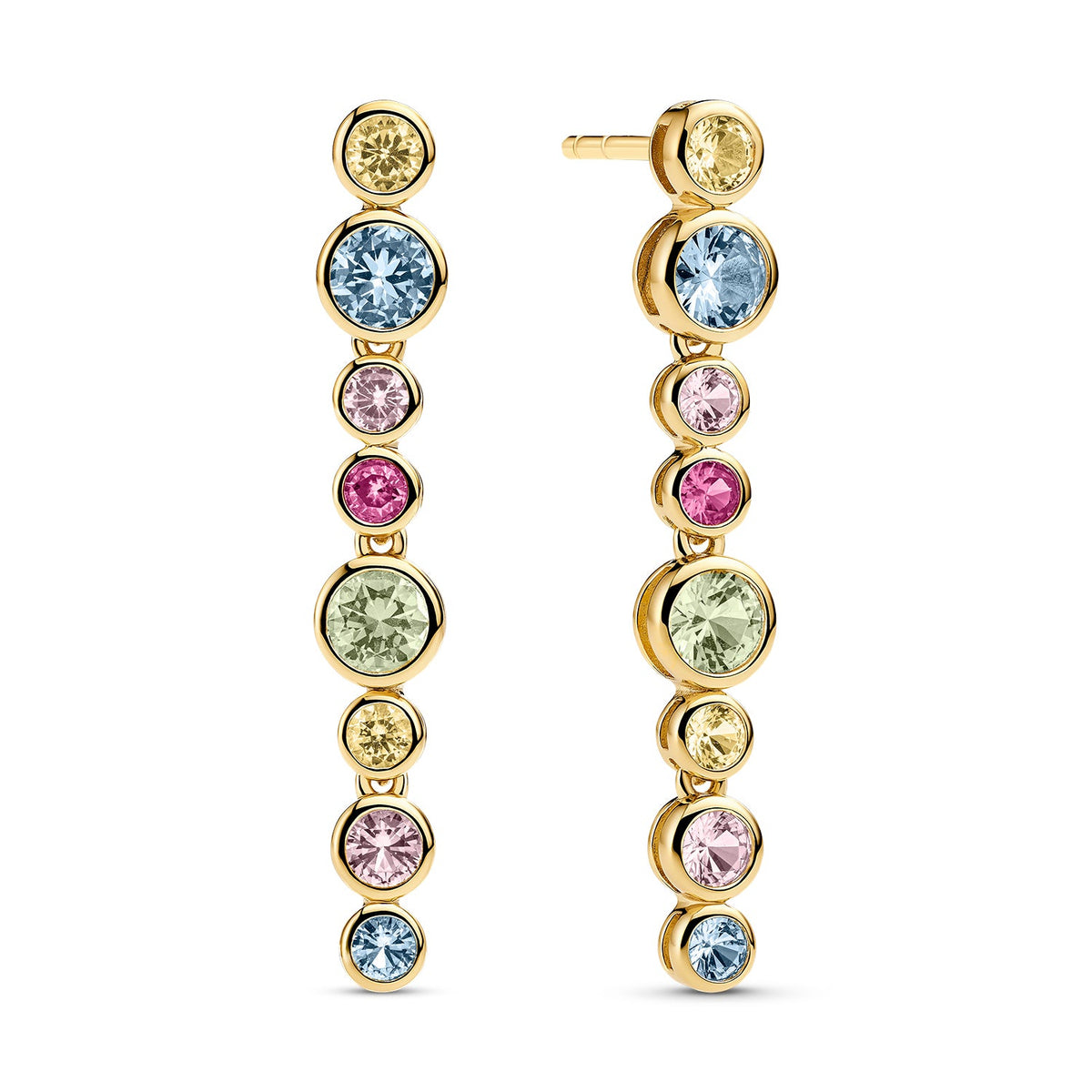 Sif Jakobs Boucles d'oreilles Sardinien & Sasso SJ-E2770-XCZ-YG