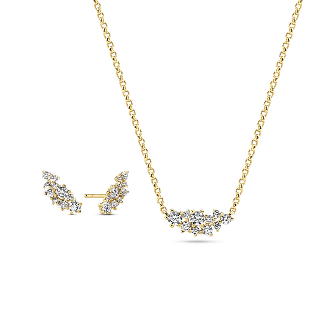 Sif Jakobs Boucles d'oreilles Cristallo SJ-E2497N2497-CZ-YG