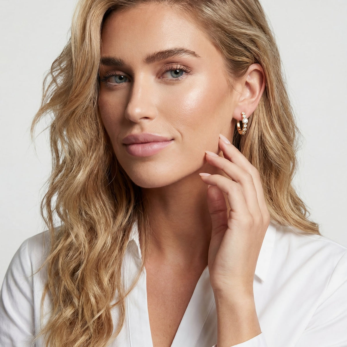Sif Jakobs Boucles d'oreilles Sardinien & Sasso SJ-E2669-CZ-YG