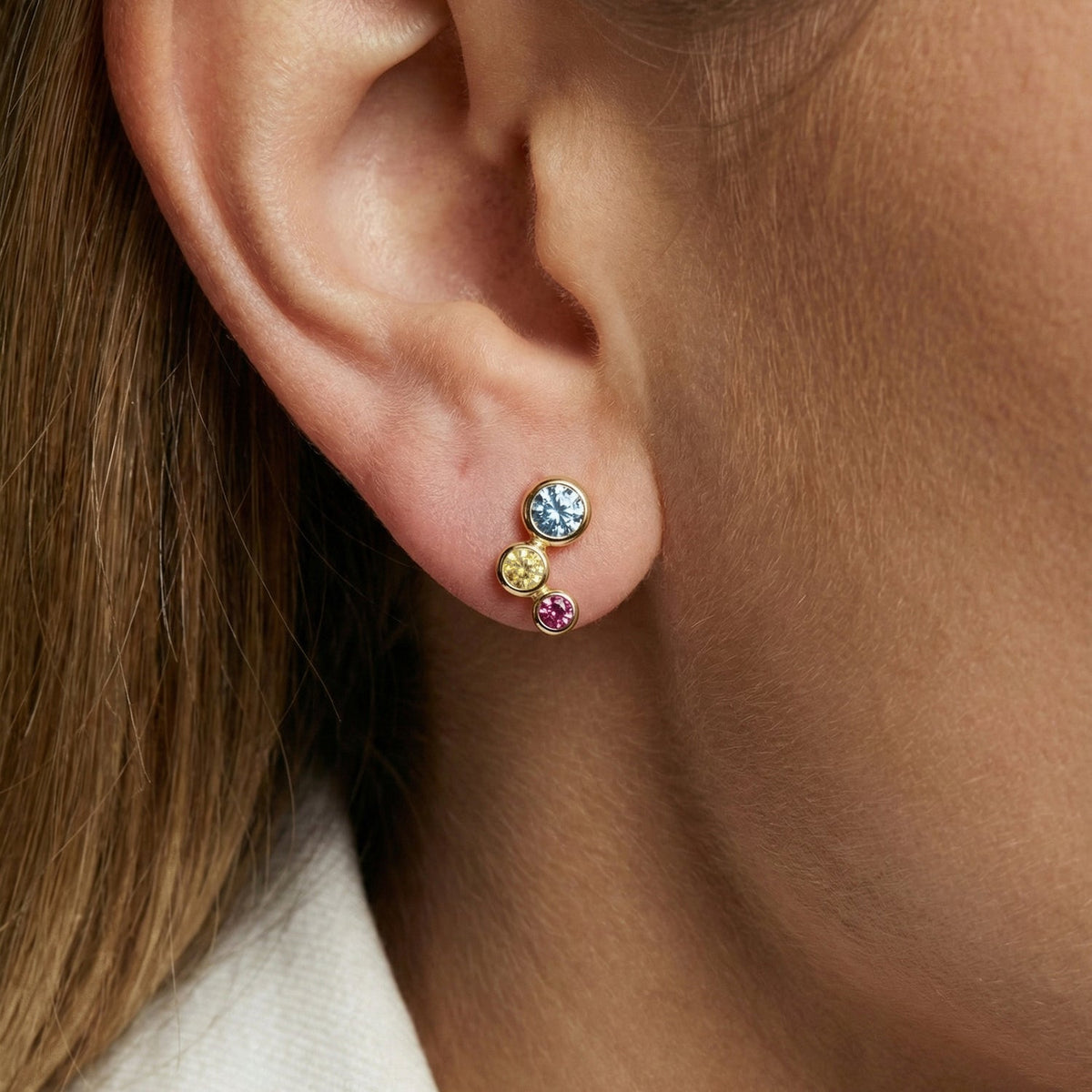 Sif Jakobs Boucles d'oreilles Sardinien & Sasso SJ-E2631-XCZ-YG