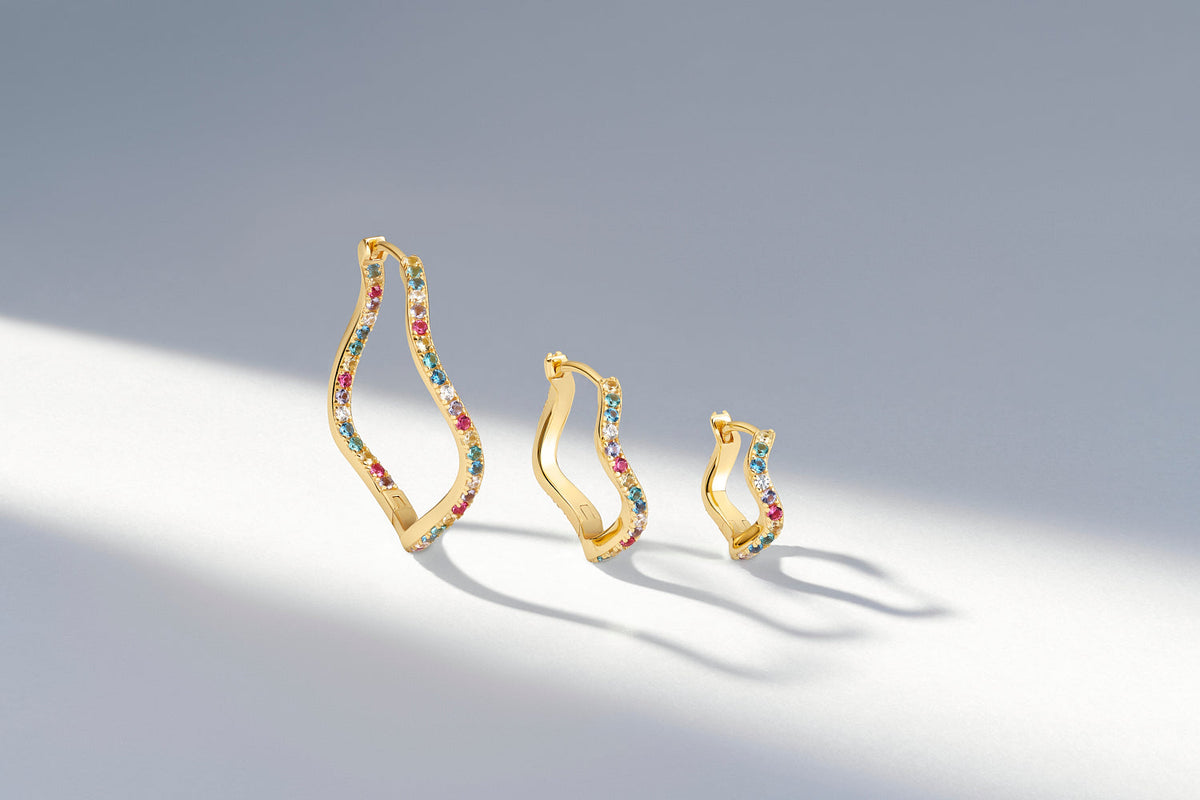 Sif Jakobs Boucles d'oreilles Ellera Waves SJ-E3869-YG