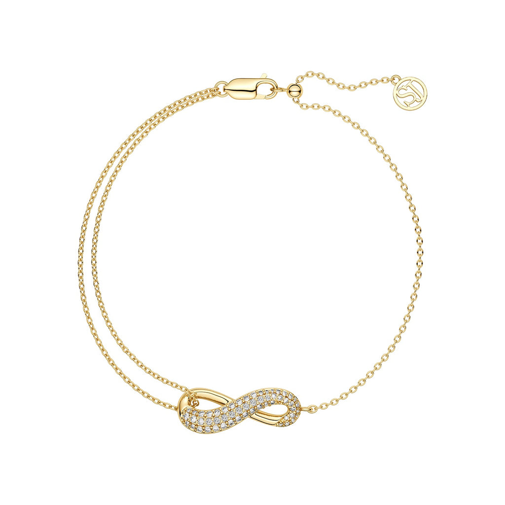 Sif Jakobs Bracelet Infinito SJ-B2871-CZ-YG