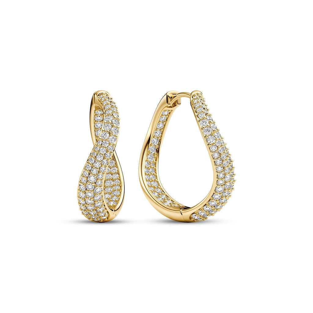 Sif Jakobs Boucles d'oreilles Infinito SJ-E2870-CZ-YG