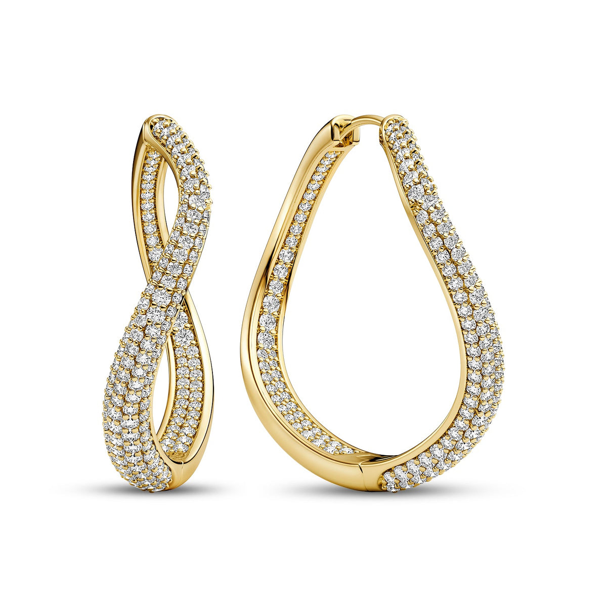 Sif Jakobs Boucles d'oreilles Infinito SJ-E2871-CZ-YG