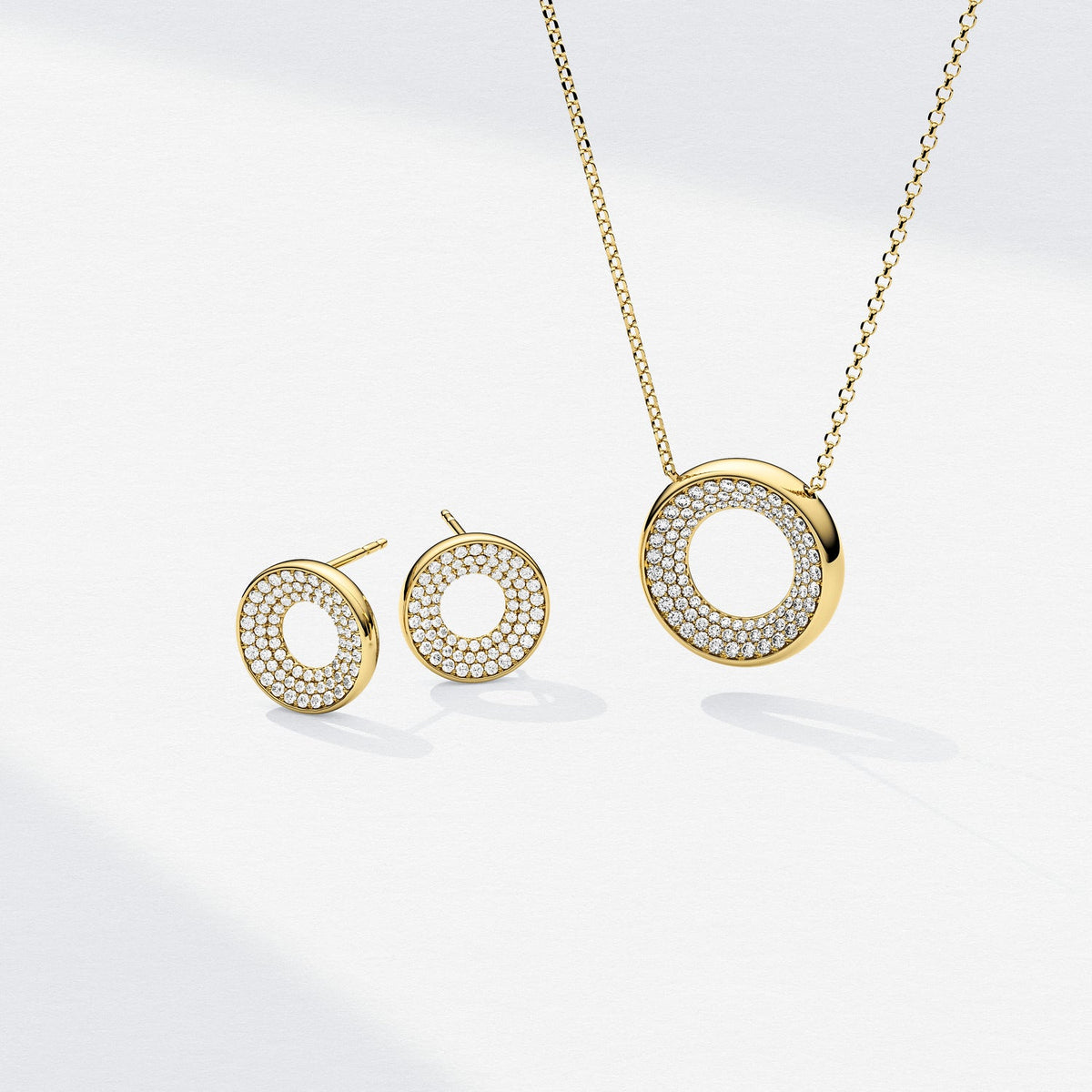 Sif Jakobs Boucles d'oreilles Melzo SJ-E2863-CZ-YG