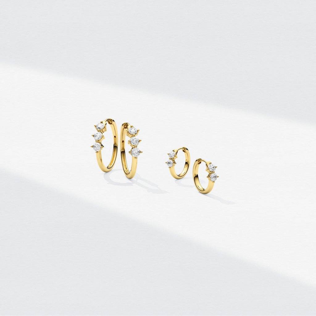 Sif Jakobs Boucles d'oreilles Princess SJ-E2851-CZ-YG
