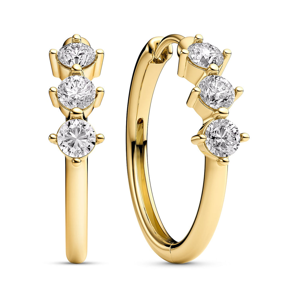 Sif Jakobs Boucles d'oreilles Princess SJ-E2851-CZ-YG