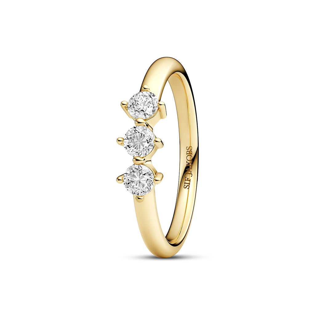 Sif Jakobs Bague Princess SJ-R2851-CZ-YG