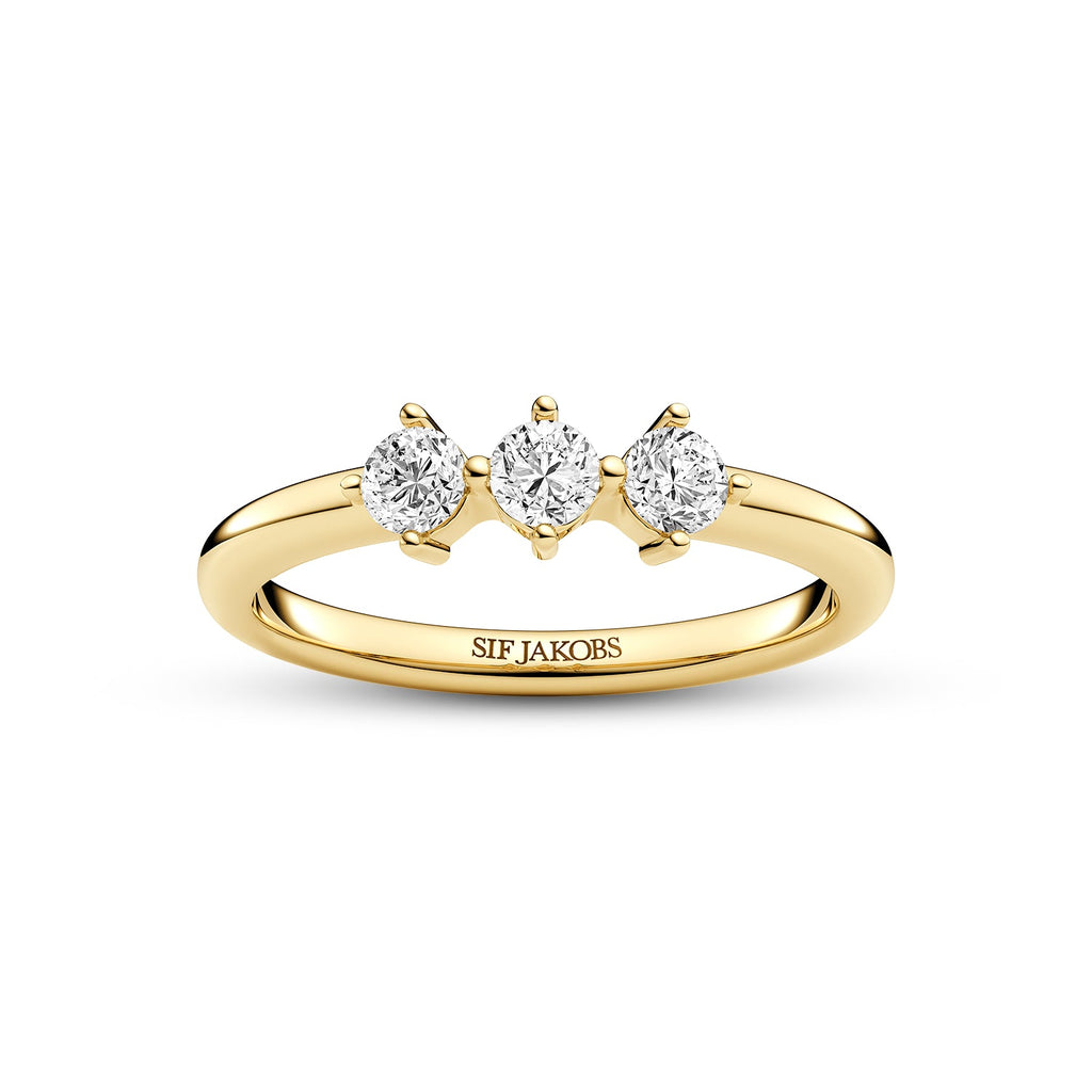 Sif Jakobs Bague Princess SJ-R2851-CZ-YG