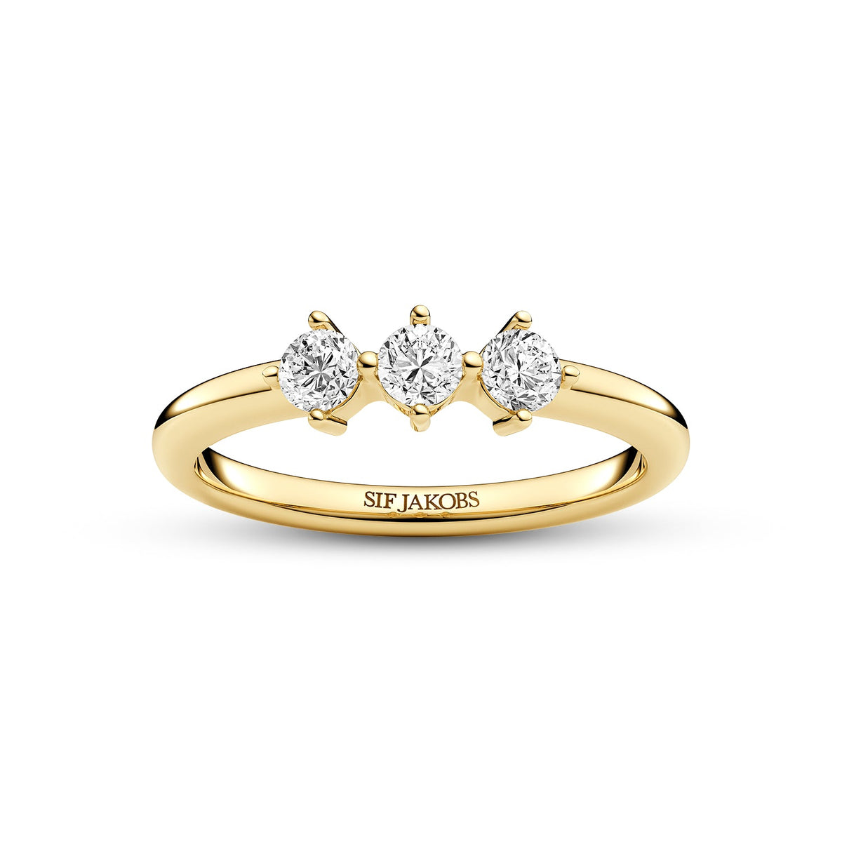 Sif Jakobs Bague Princess SJ-R2851-CZ-YG