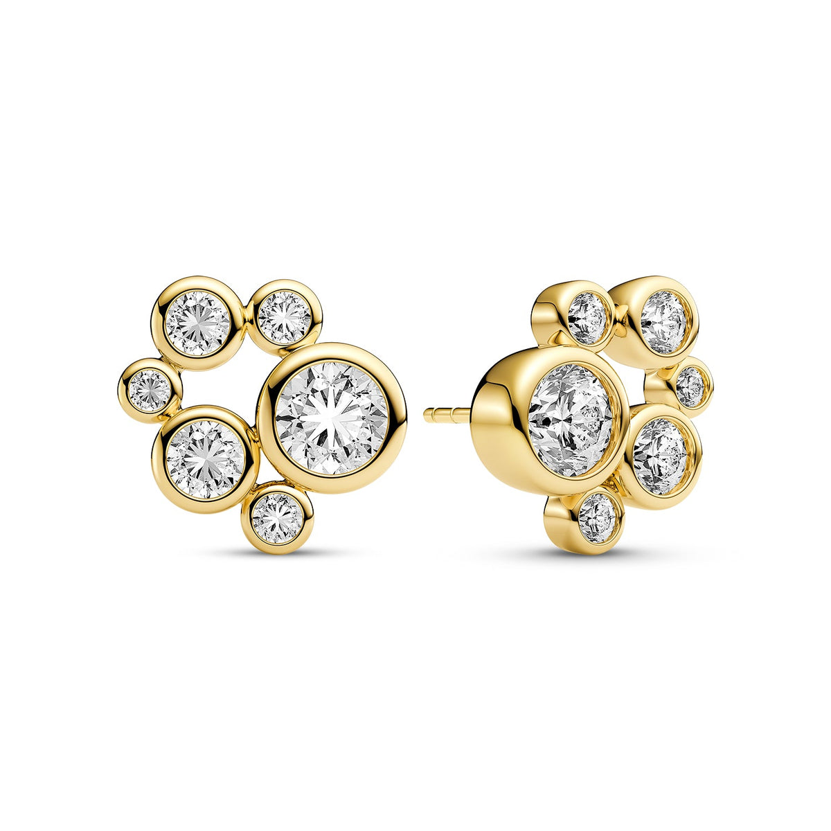 Sif Jakobs Boucles d'oreilles Sardinien & Sasso SJ-E2666-CZ-YG