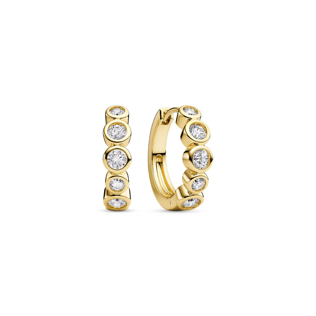 Sif Jakobs Boucles d'oreilles Sardinien & Sasso SJ-E2668-CZ-YG