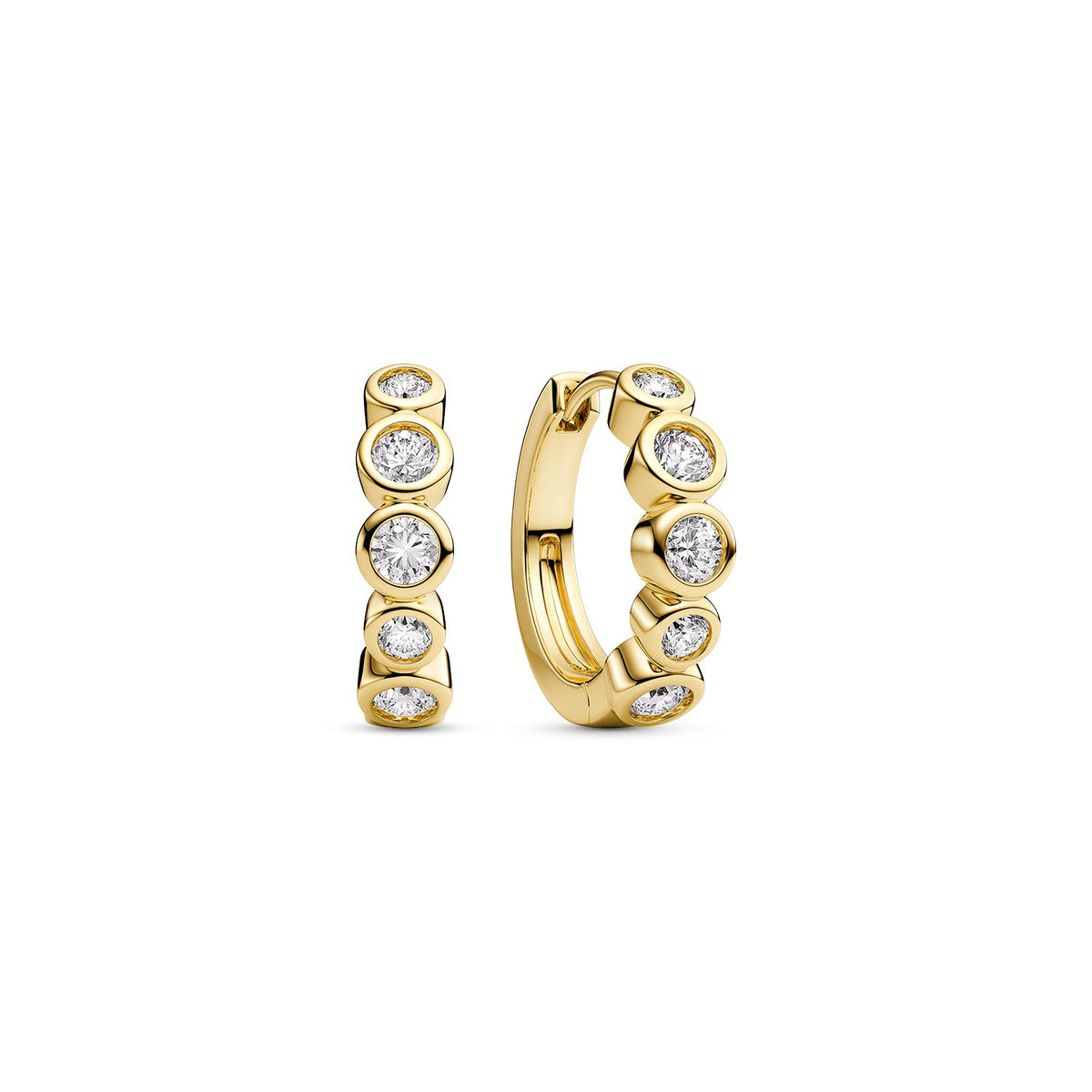 Sif Jakobs Boucles d'oreilles Sardinien & Sasso SJ-E2668-CZ-YG