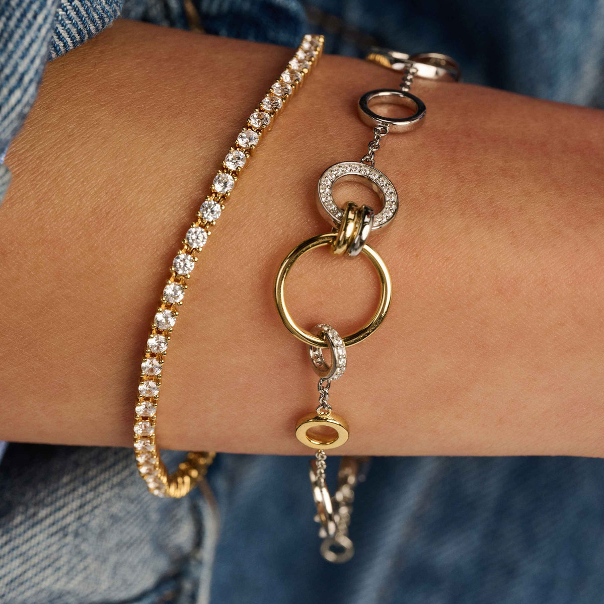 Ti Sento Milano Bracelet à charms Cercles 23047ZY