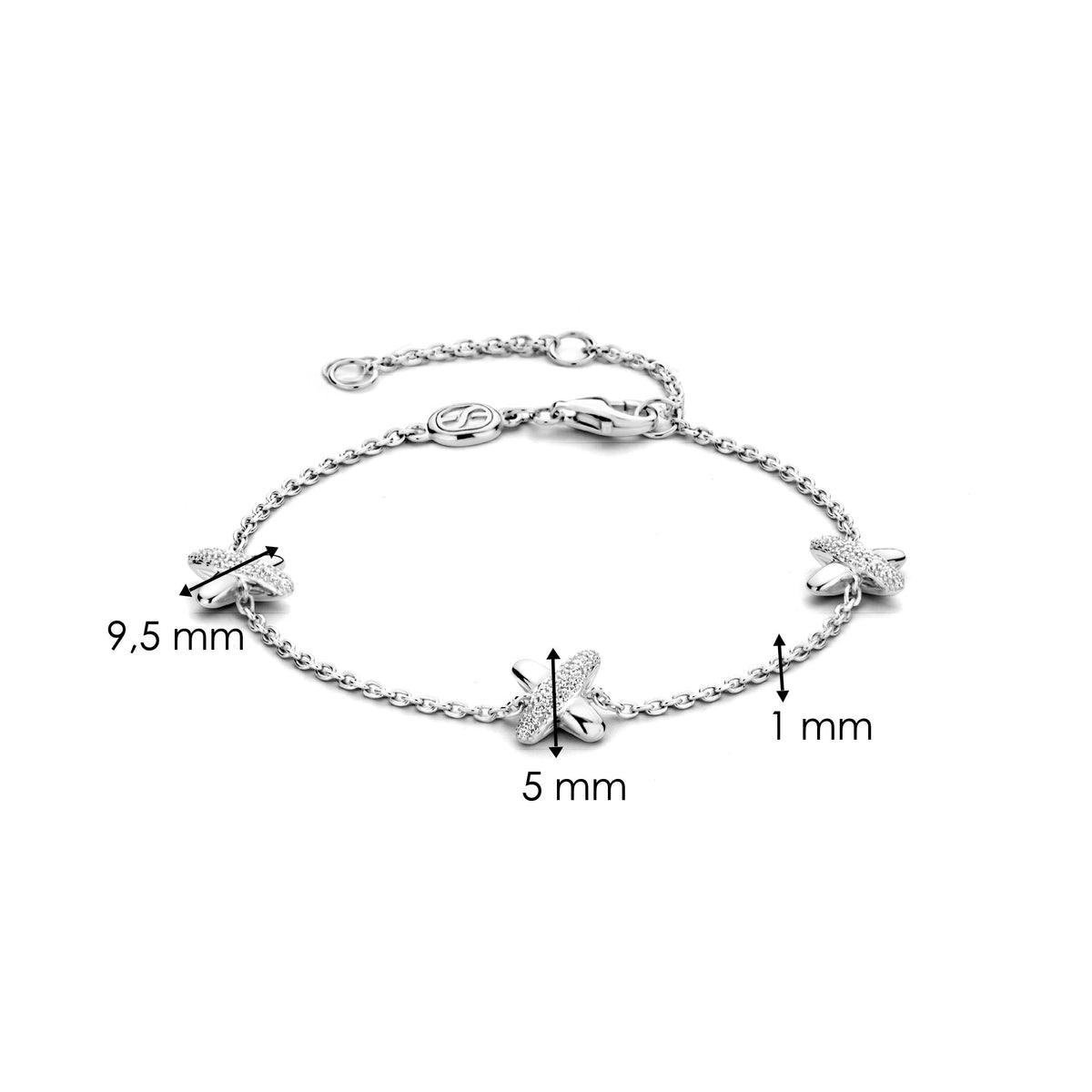Ti Sento Milano Bracelet à charms Cercles 23048ZI