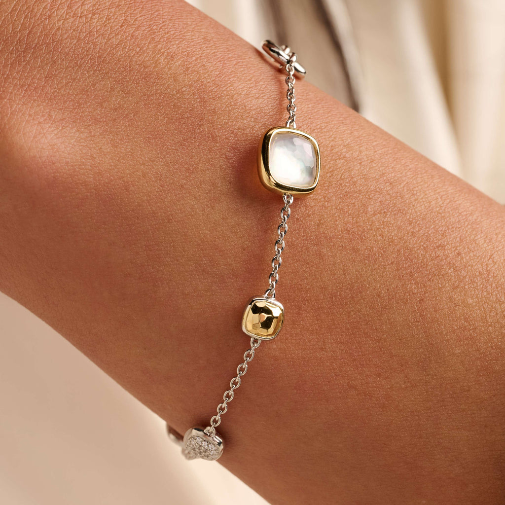 Ti Sento Milano Bracelet à charms Coussin et rectangle 23053MW
