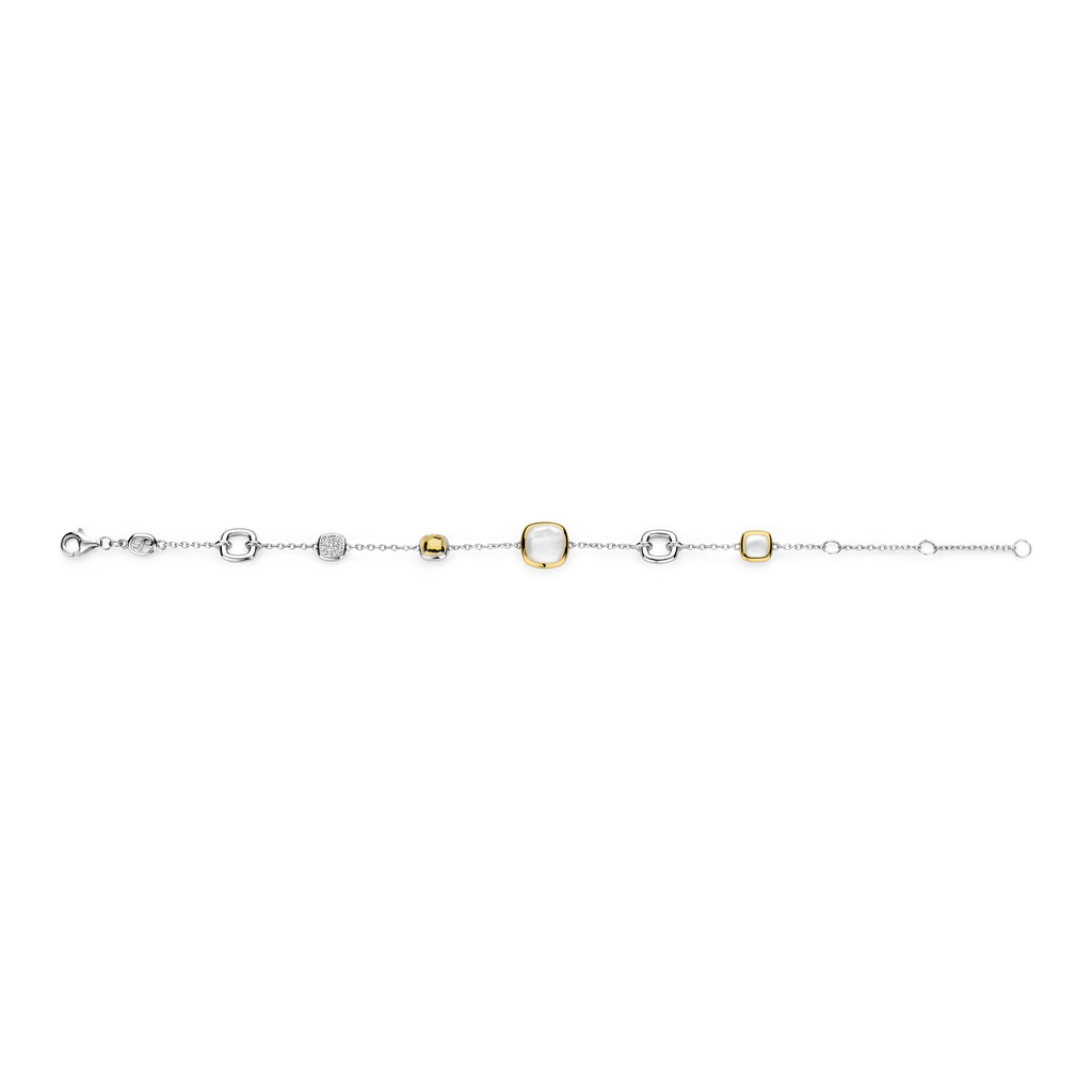 Ti Sento Milano Bracelet à charms Coussin et rectangle 23053MW