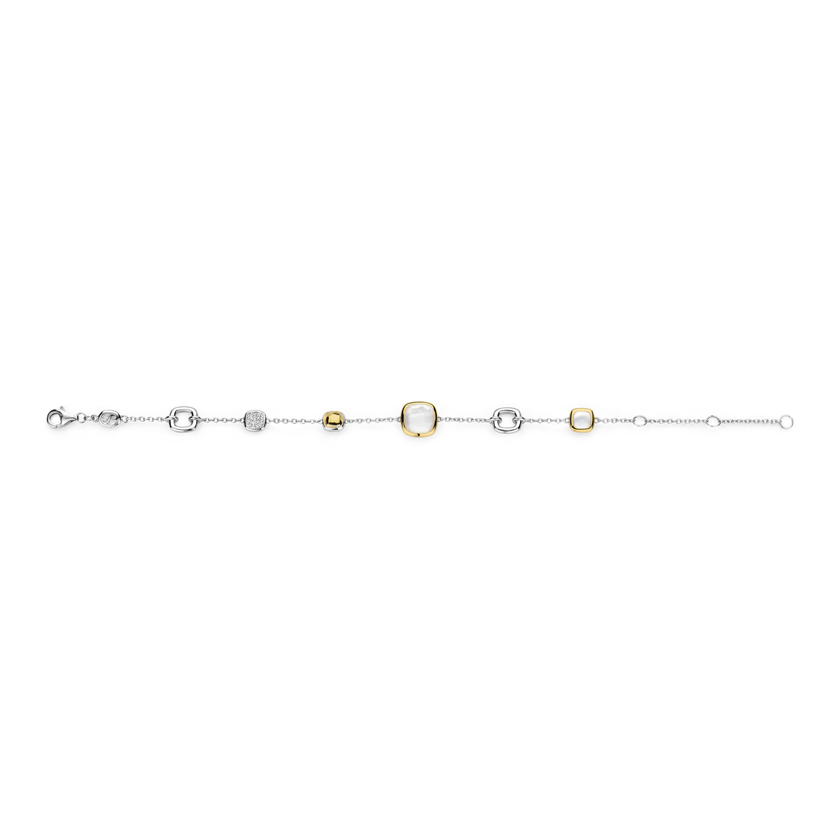 Ti Sento Milano Bracelet à charms Coussin et rectangle 23053MW