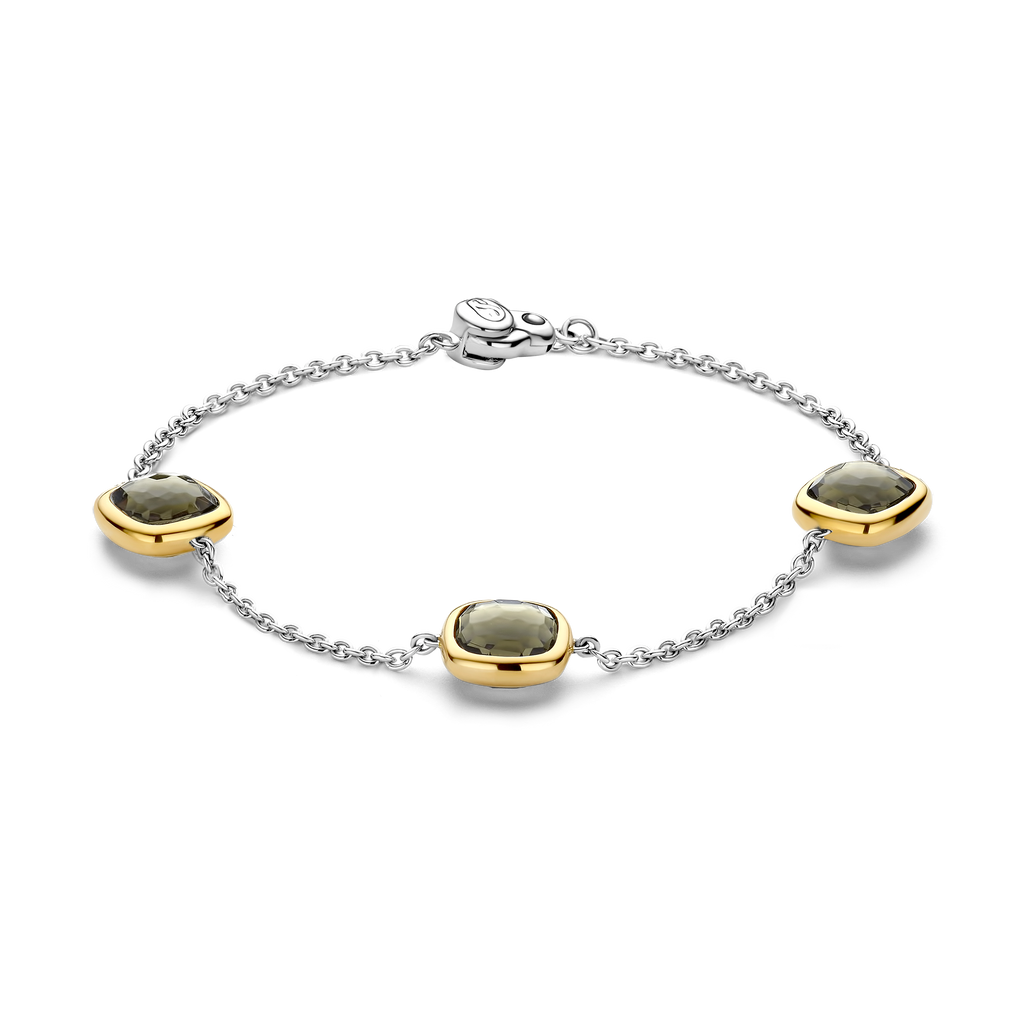 Ti Sento Milano Bracelet à charms Coussin et rectangle 23064KA