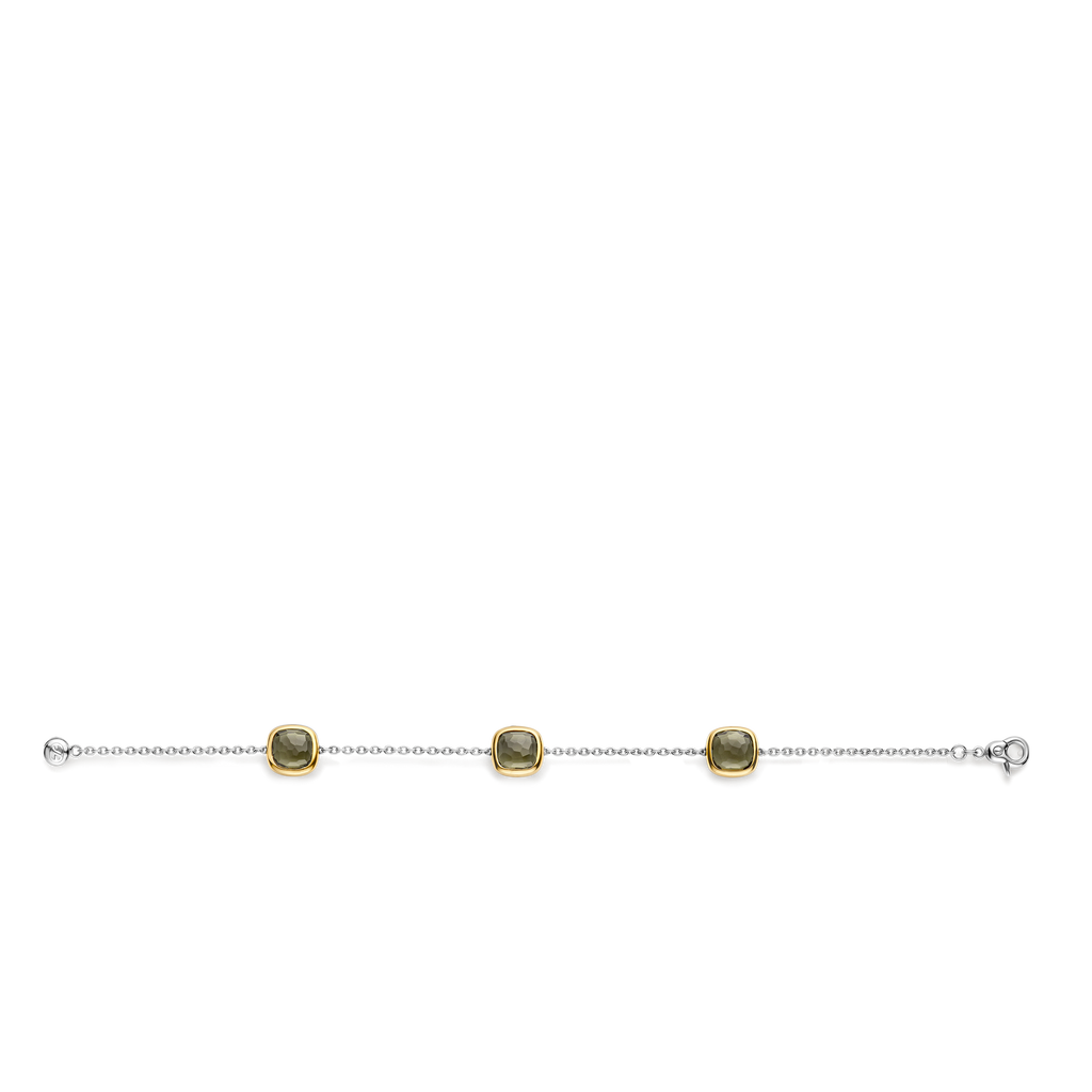 Ti Sento Milano Bracelet à charms Coussin et rectangle 23064KA