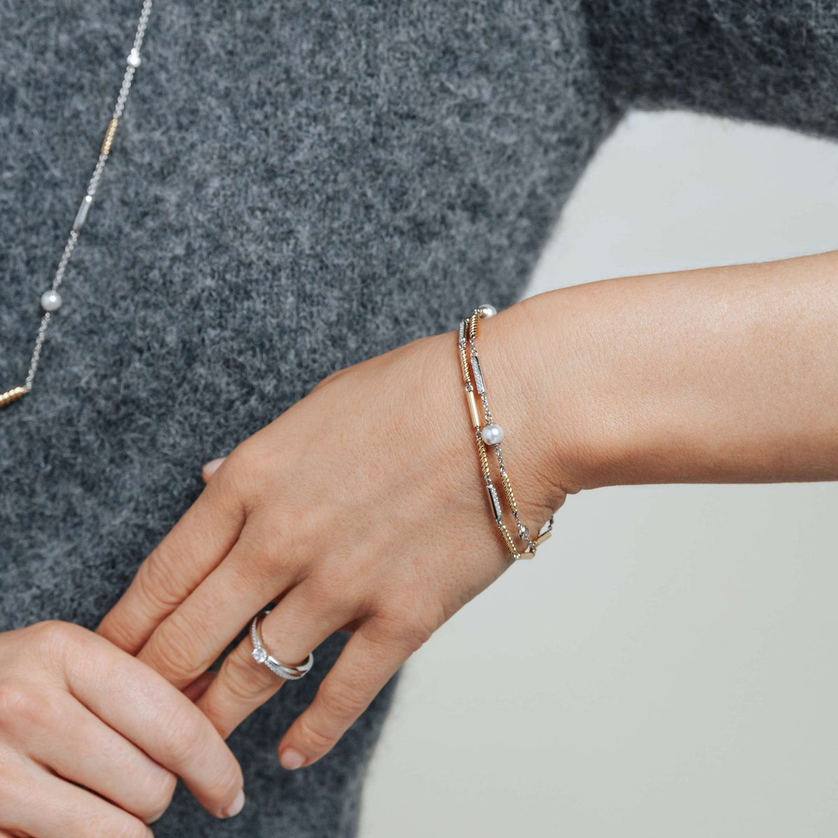 Ti Sento Milano Bracelet à charms Structures 23070ZY