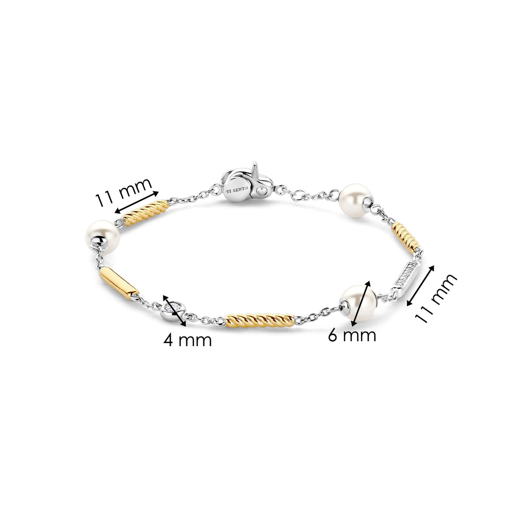 Ti Sento Milano Bracelet à charms Structures 23070ZY