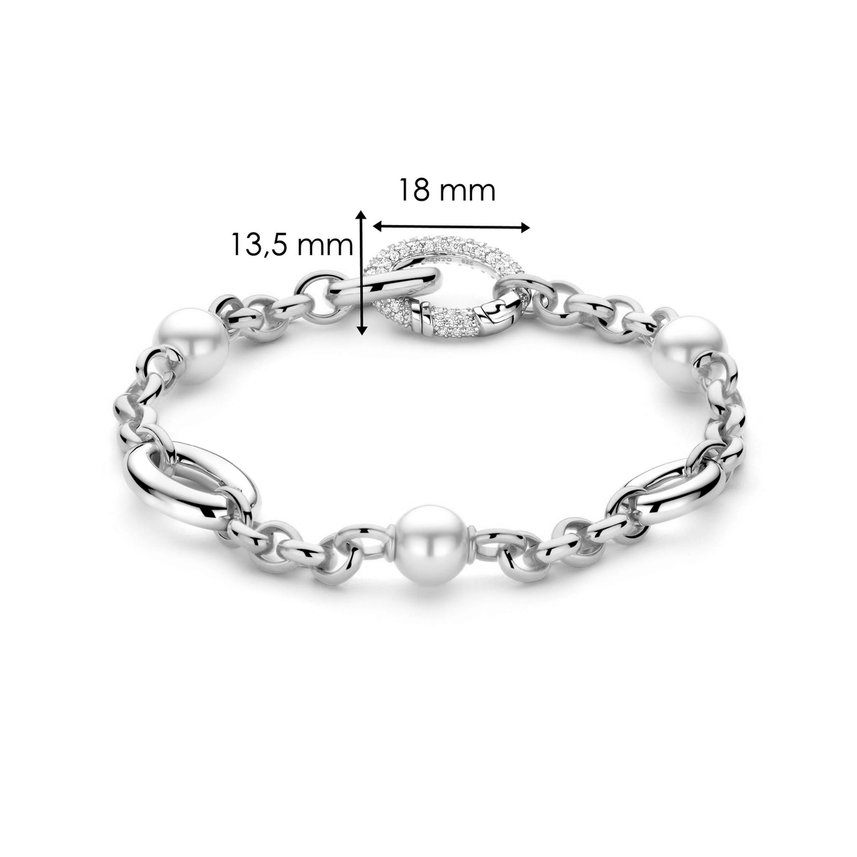 Ti Sento Milano Bracelet à charms Perles 23075ZI