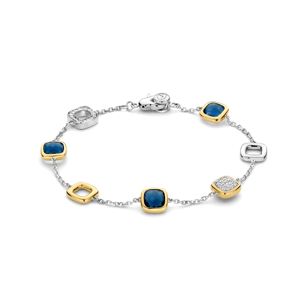 Ti Sento Milano Bracelet à charms Coussin et rectangle 23080DB