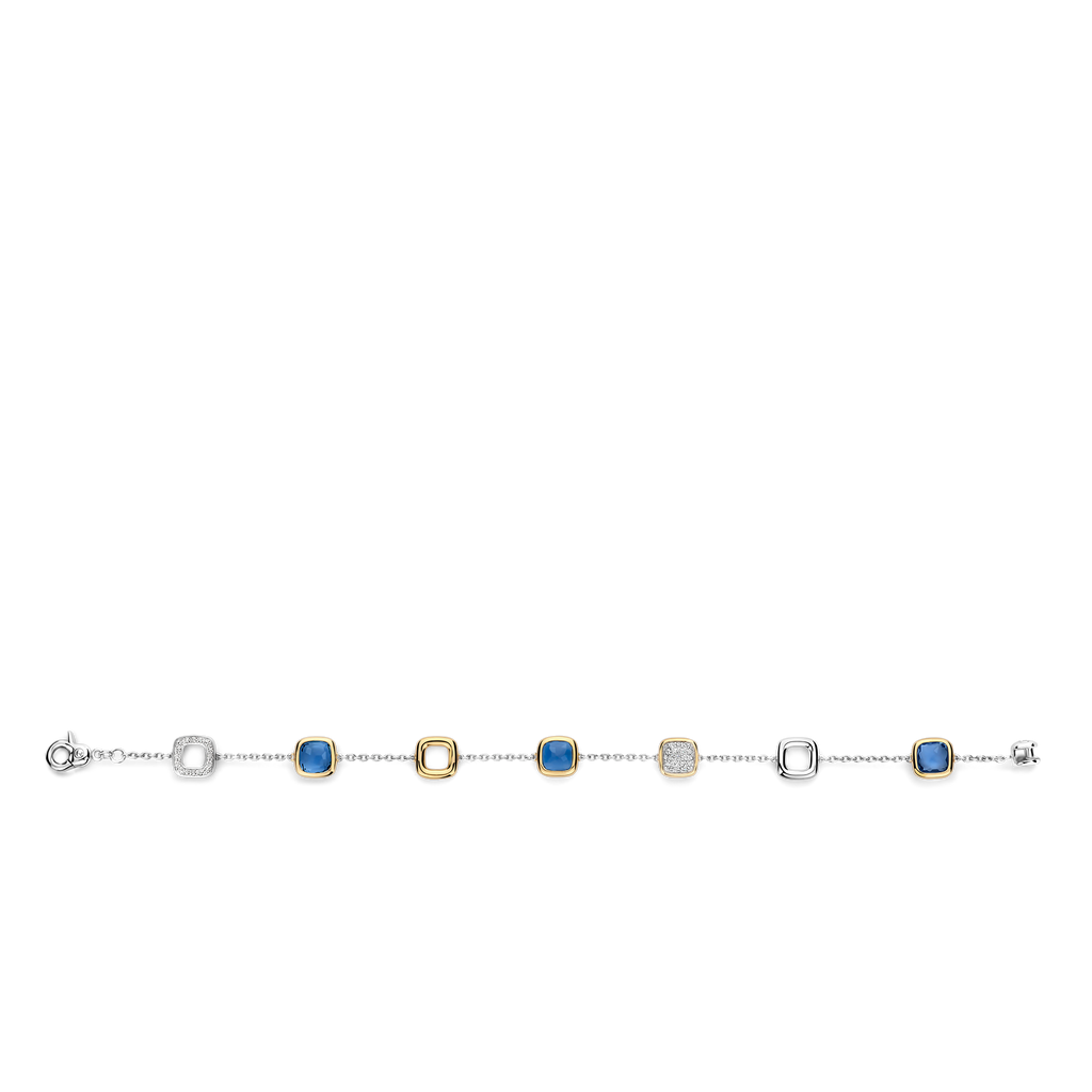 Ti Sento Milano Bracelet à charms Coussin et rectangle 23080DB