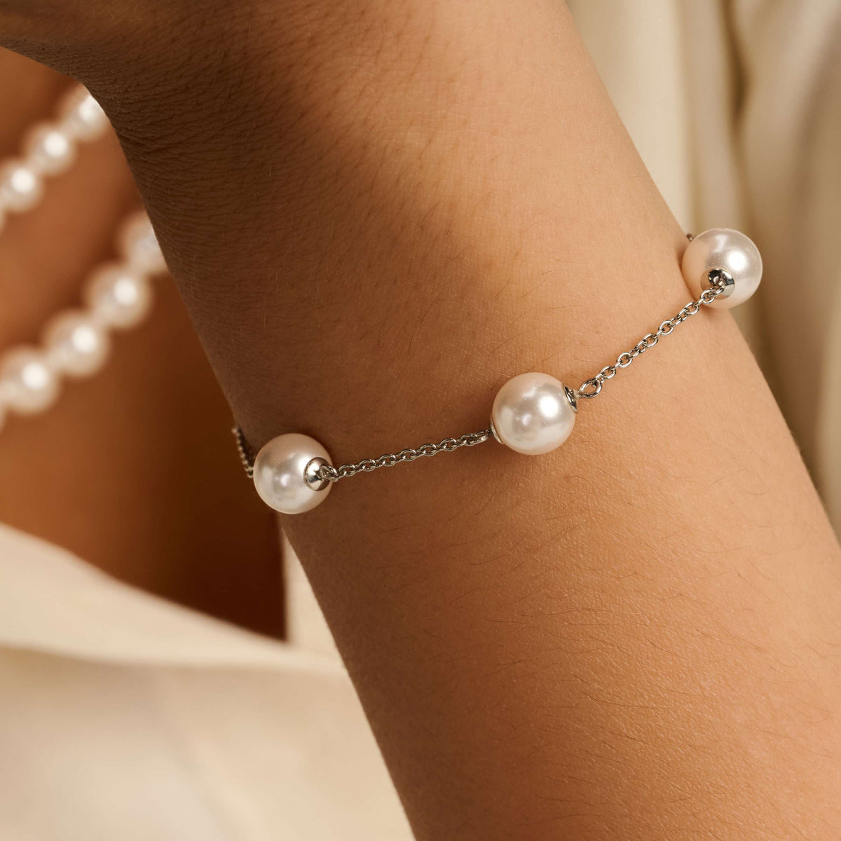 Ti Sento Milano Bracelet à charms Perles 23105PW