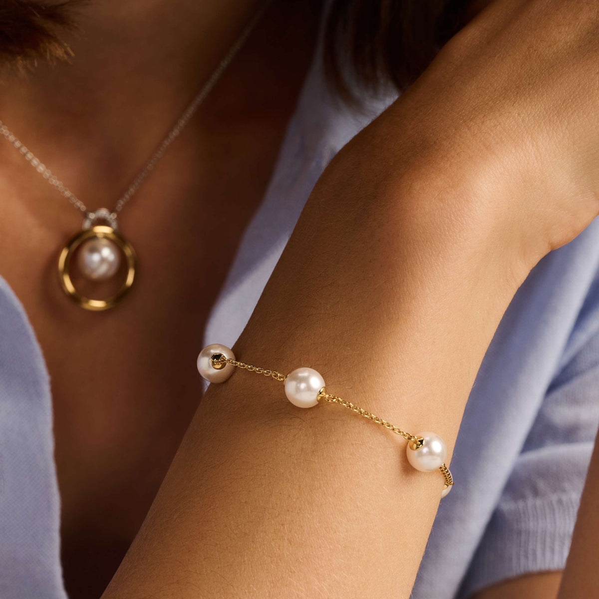 Ti Sento Milano Bracelet à charms Perles 23105YP