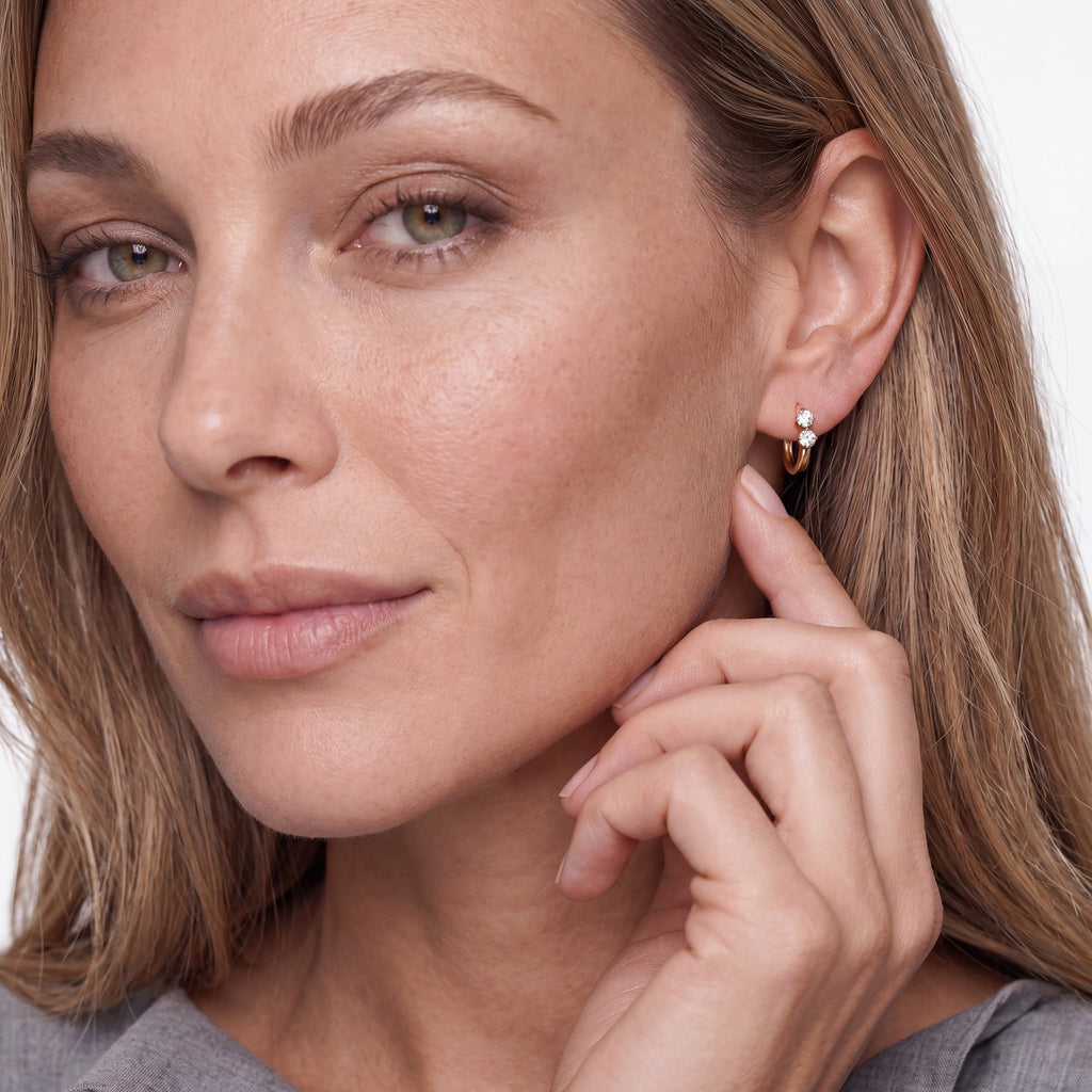 Sif Jakobs Boucles d'oreilles Princess SJ-E2850-CZ-YG