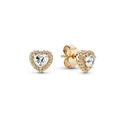 Pandora Timeless Clous d'Oreilles Cœurs Surélevés 259137C01