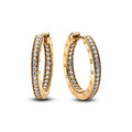 Pandora Signature Créoles Logo & Pavé 262738C01