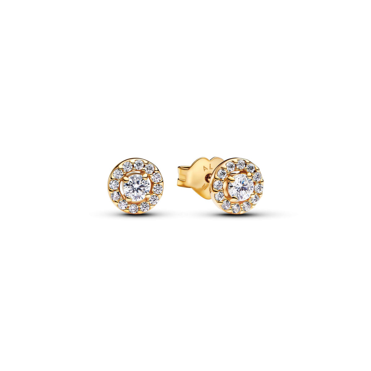 Pandora Timeless Clous d'Oreilles Halo Pavé Rond 263019C01