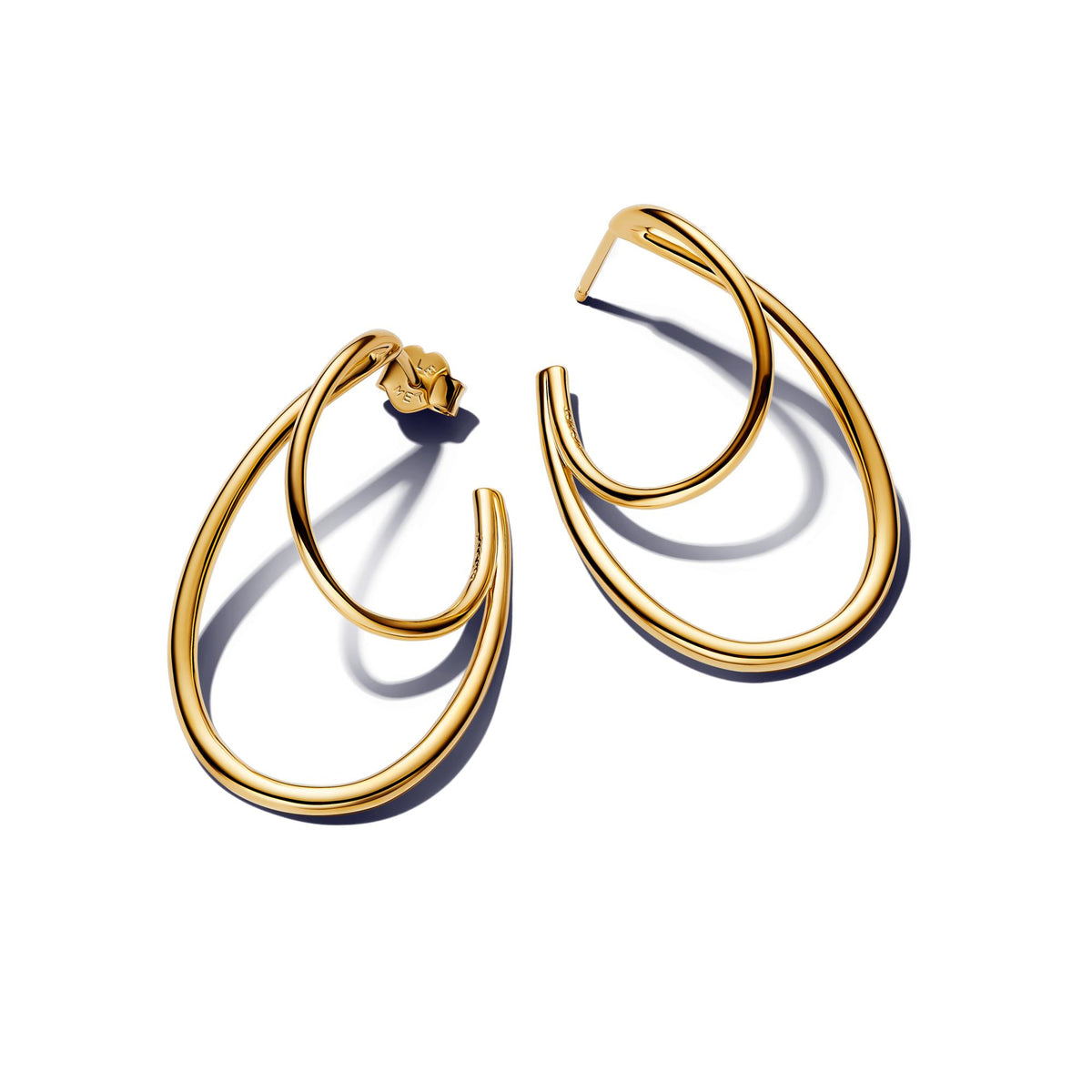 Pandora Essence Créoles Doubles de Forme Organique 263870C00
