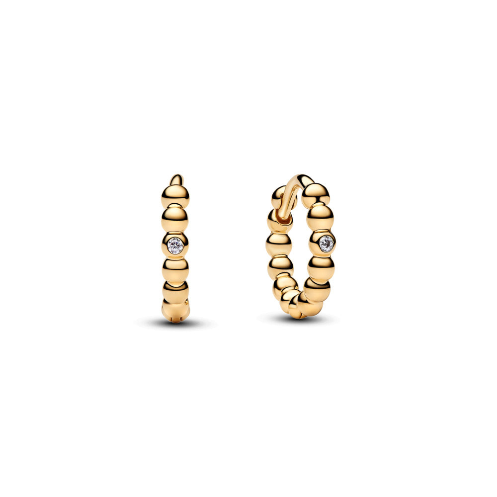 Pandora Signature Créoles Huggies Scintillantes 264823C01