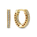 Pandora Signature Créoles Cœur Pavé 266317C01